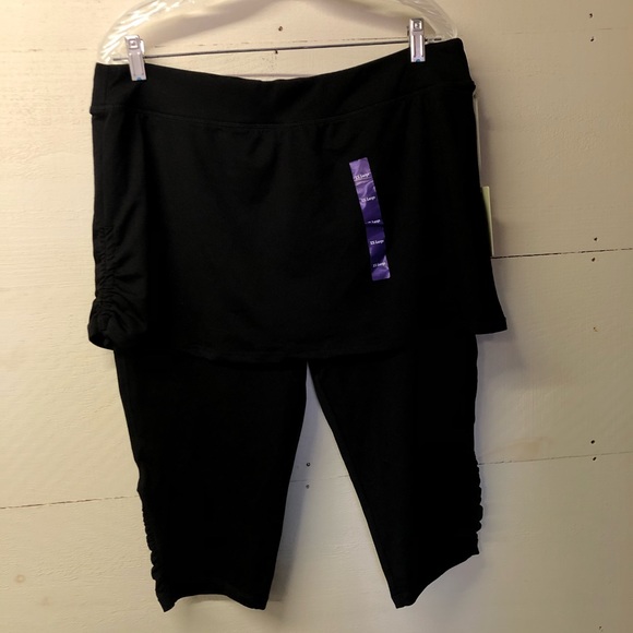 Tangerine Pants & Jumpsuits New Tangerine Capri Yoga Pants Skirt